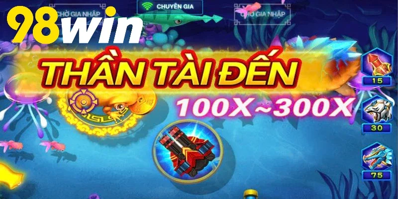 Trải nghiệm săn cá và nhận thưởng cùng bắn cá 98WIN